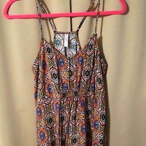 Exotic Print Long Dress